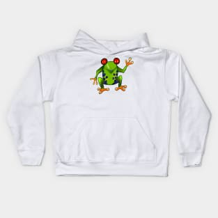 Red eyed tree Frog Froggy toad toads Frogs for Frog lovers Kids Hoodie